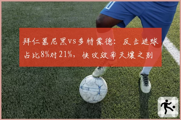 拜仁慕尼黑vs多特蒙德：反击进球占比8%对21%，快攻效率天壤之别